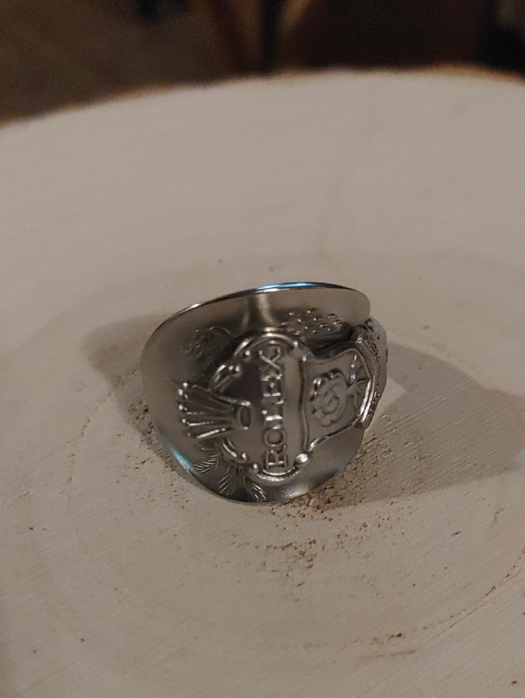 Silver Rolex Signet Ring